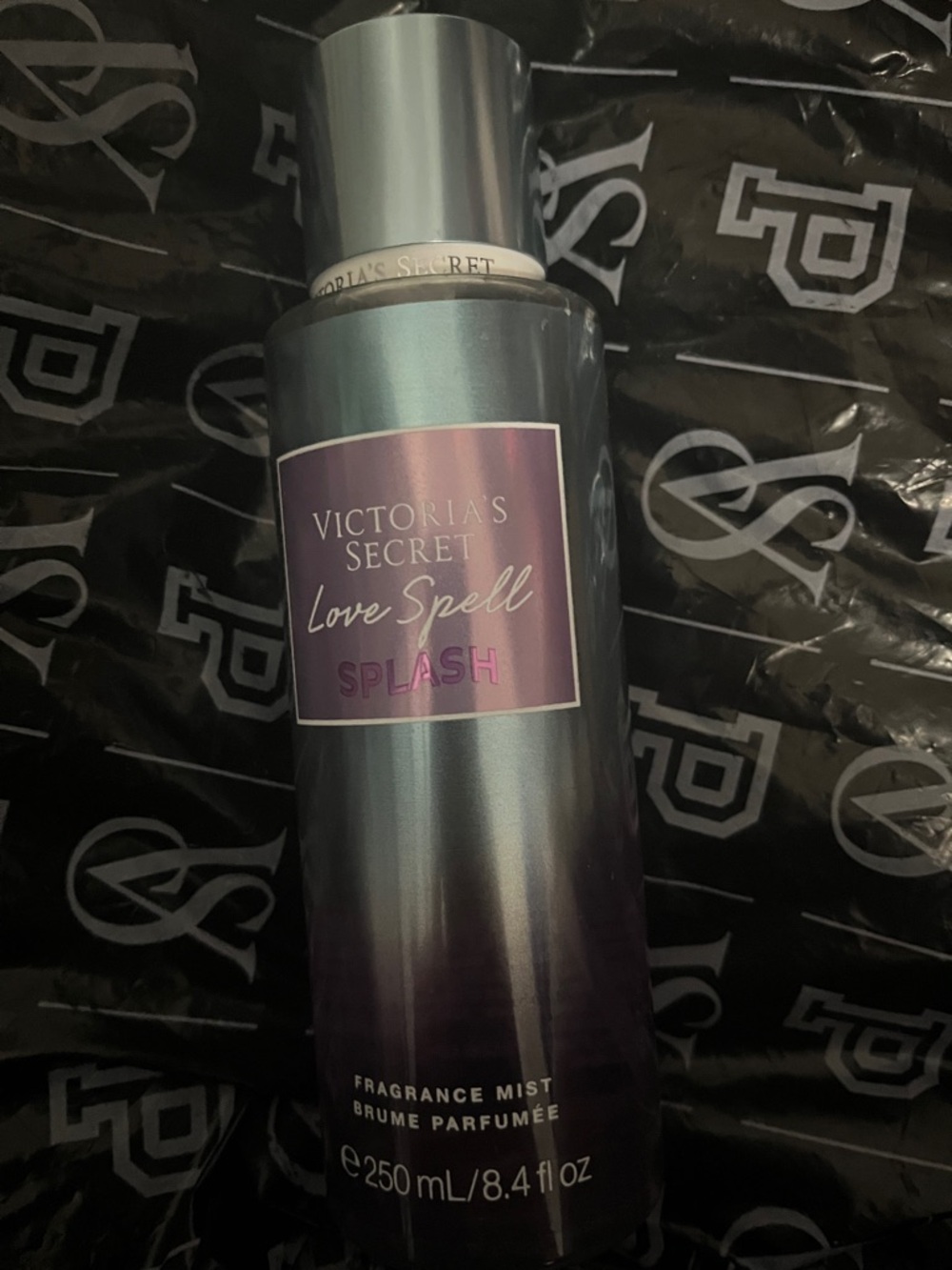 Victoria's Secret Love Spell Splash Fragrance Mist — Teal and Purple - Picture 2 of 2